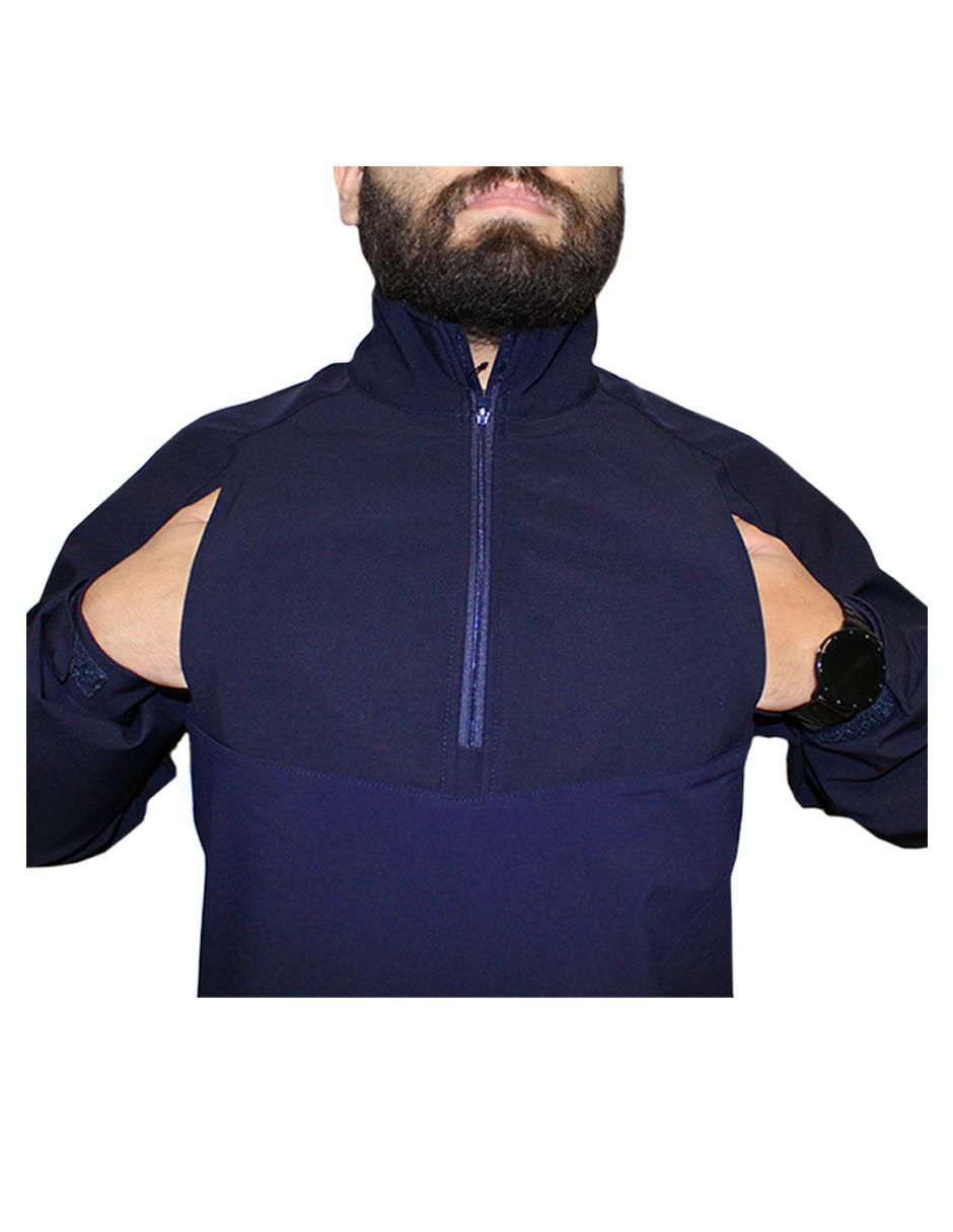 Chamarra casual con bolsillos para hombre 2