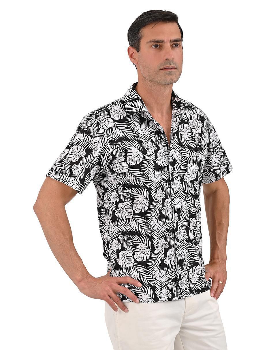 Camisa casual de algodón manga corta para hombre 3