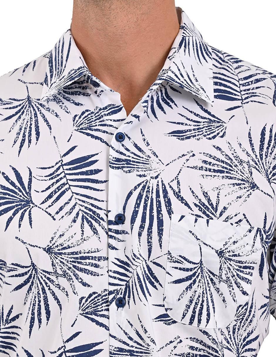 Camisa casual manga corta para hombre 4