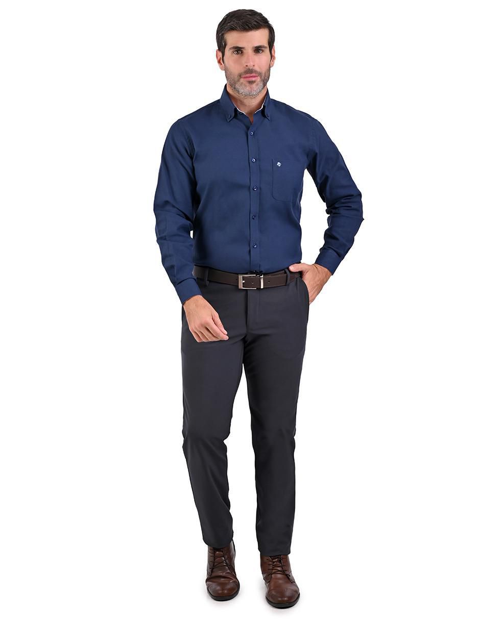Camisa casual manga laraga para hombre 7
