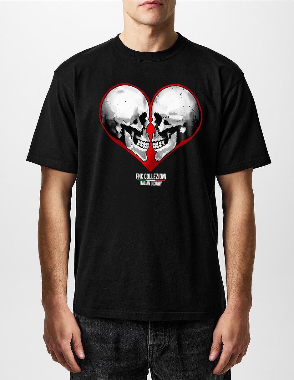 Playera skullove cuello redondo para hombre