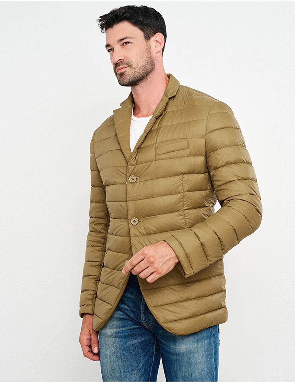 Chamarra acolchada capitonada para hombre 3