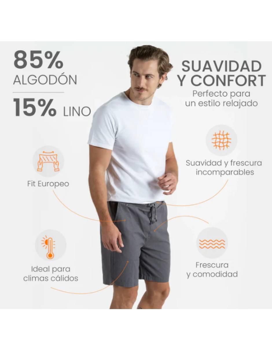 Bermuda de algodón para hombre 6