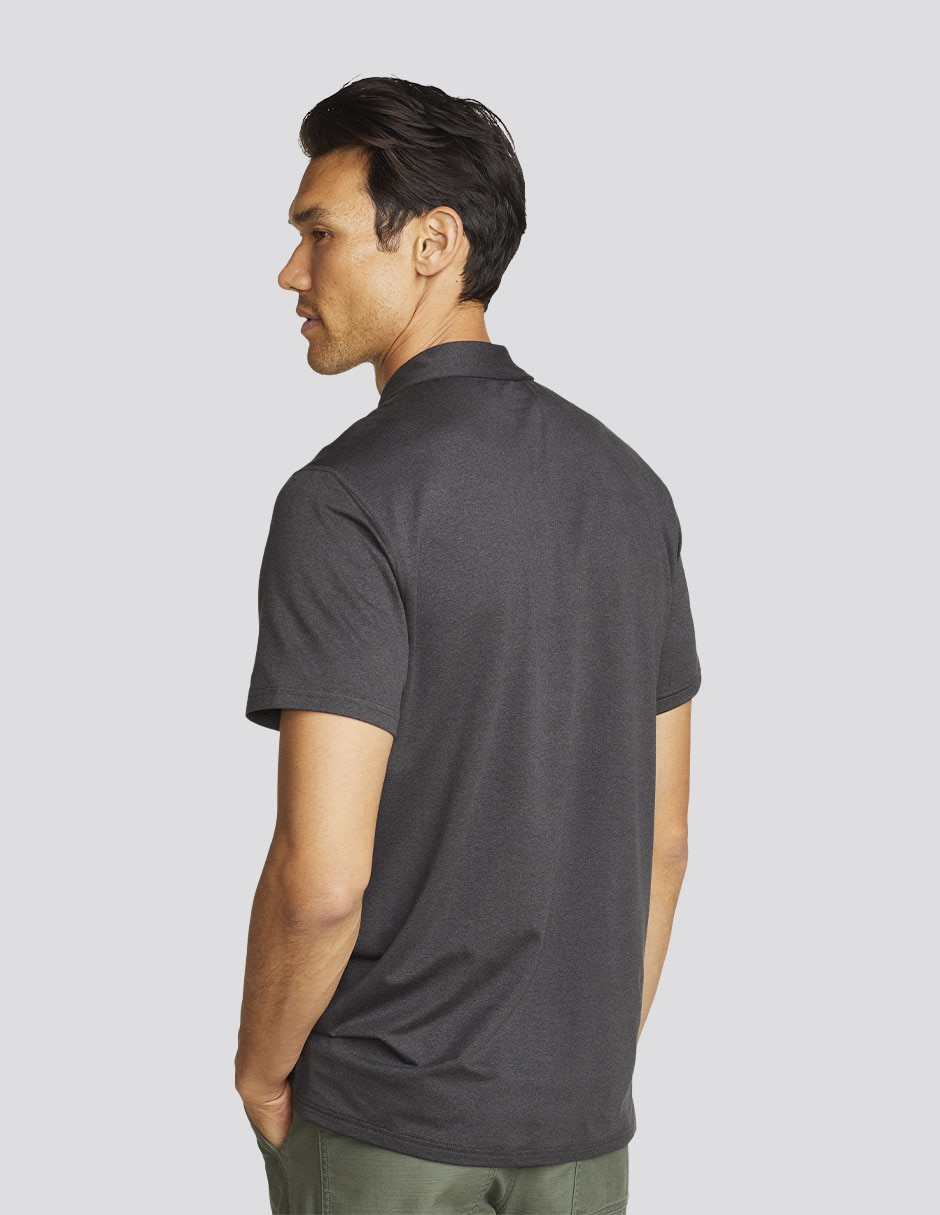 PLAYERA POLO EDDIE BA, M, GRIS OBSCURO