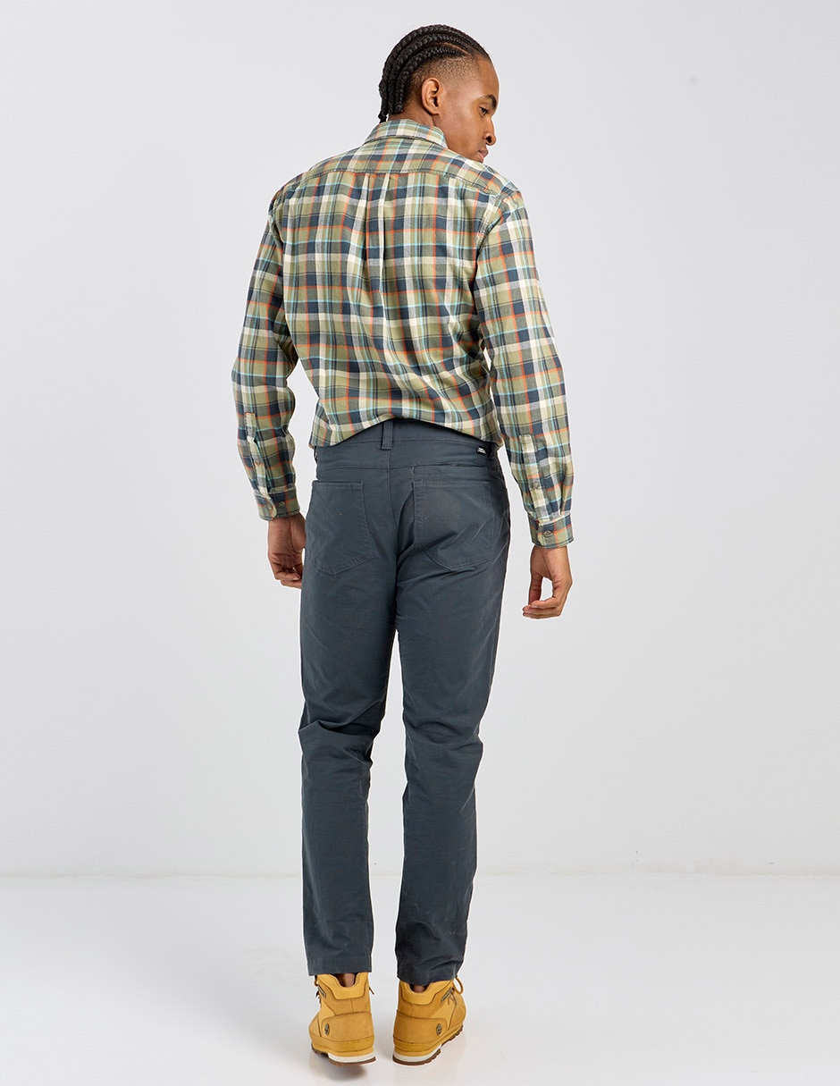Pantalón slim de algodón para hombre 2