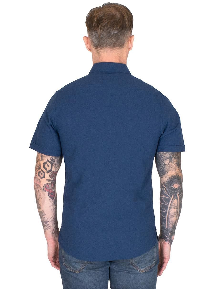 Camisa casual manga corta para hombre 2