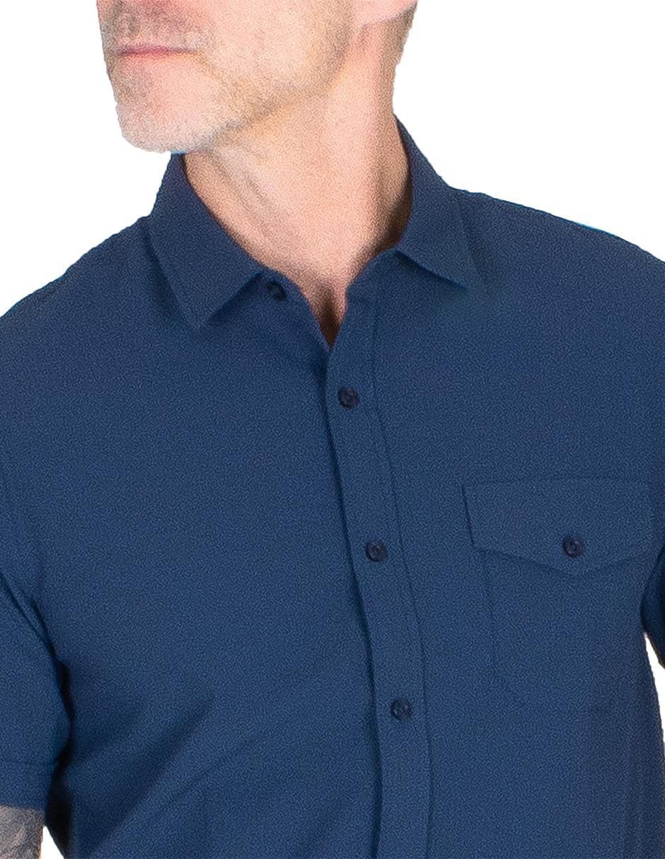 Camisa casual manga corta para hombre 4