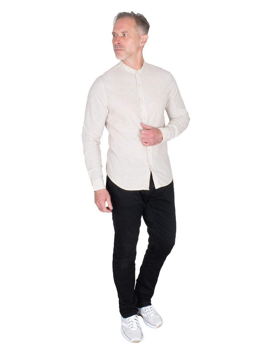 "camisa/sobrecamisa" casual generra "de" (si aplica) algodón y lino "manga" ml "para hombre"
