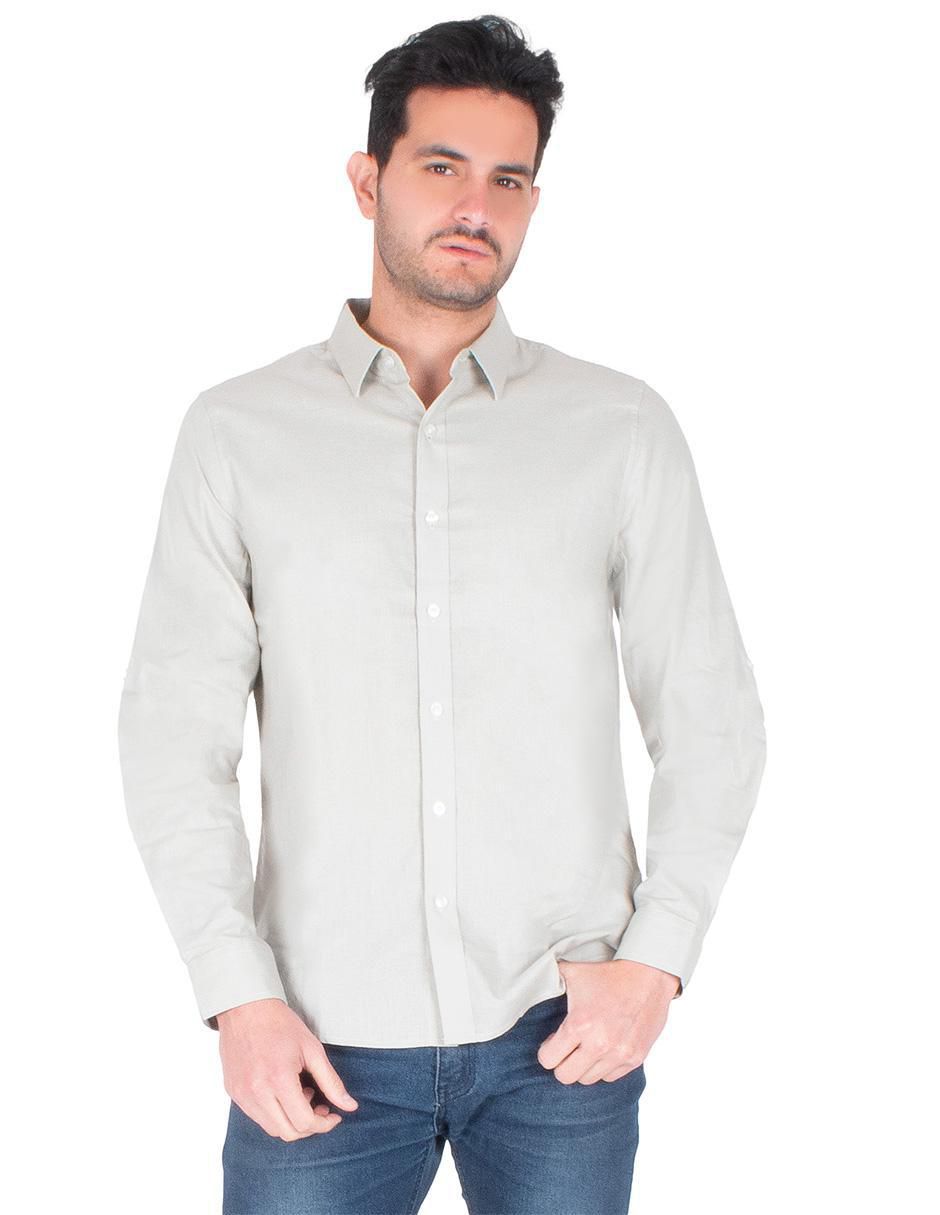 "camisa/sobrecamisa" casual generra "de" (si aplica) algodón y lino "manga" ml "para hombre"