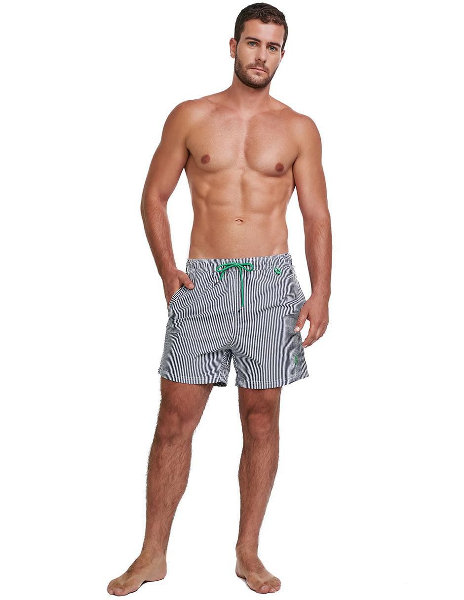 Traje de baño cintura elástica para hombre