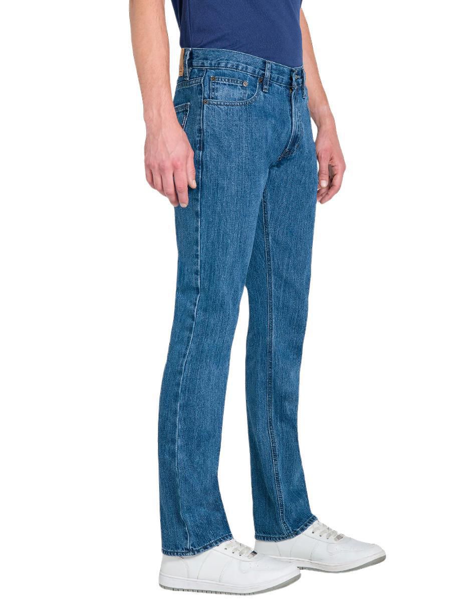 Jeans slim Vaxter lavado bleach para hombre 2