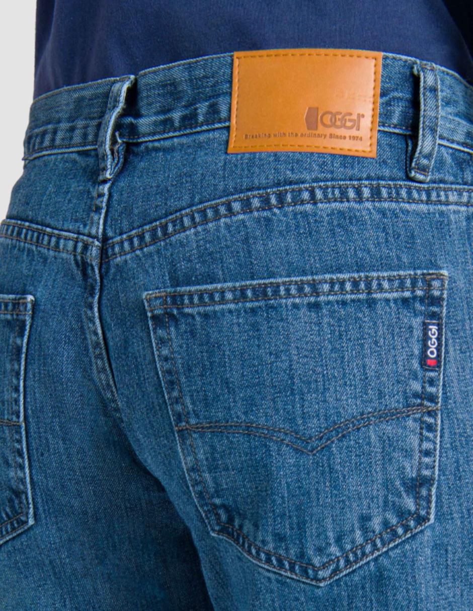 Jeans slim Vaxter lavado bleach para hombre 5