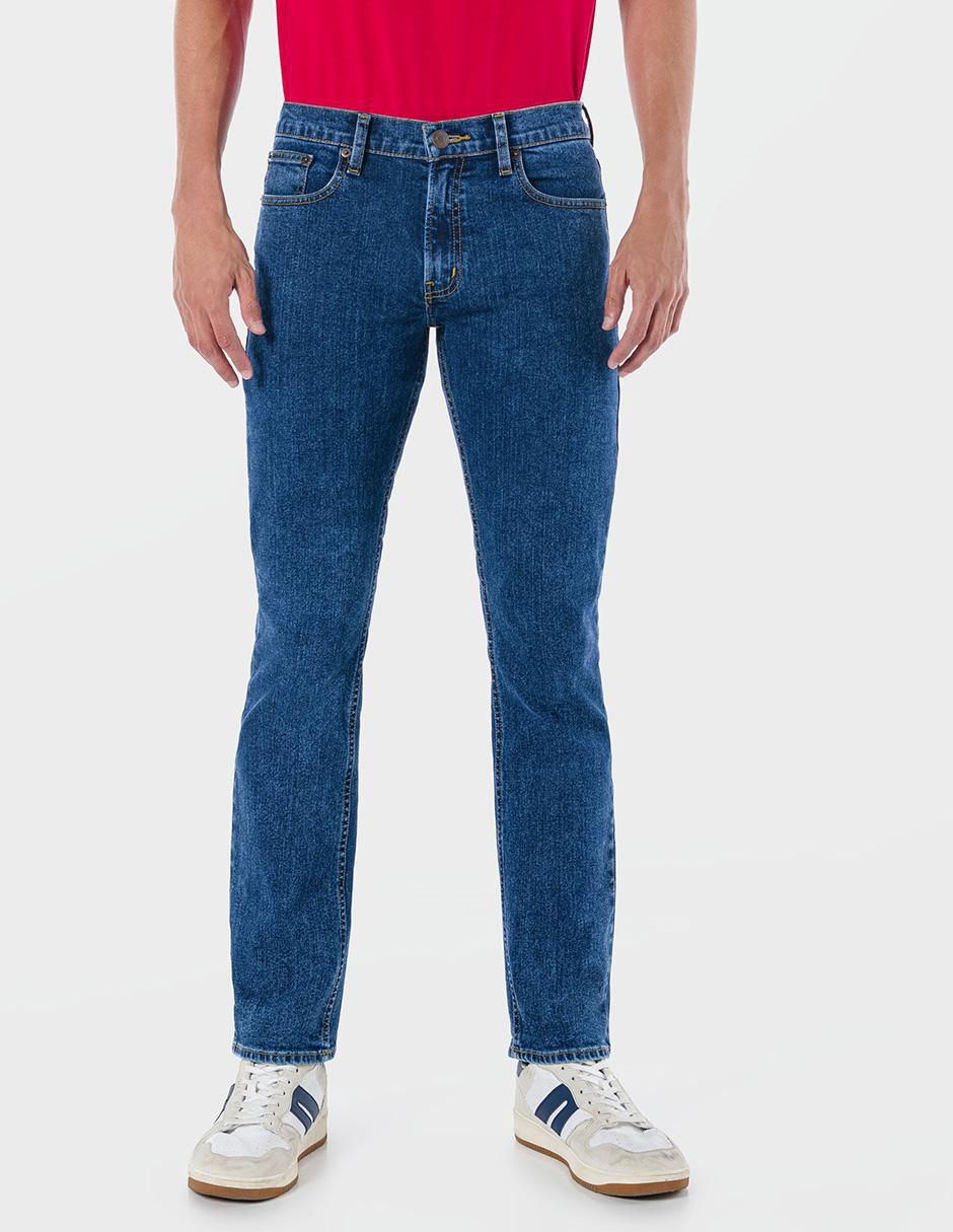 Jeans bota lavado stone wash para hombre