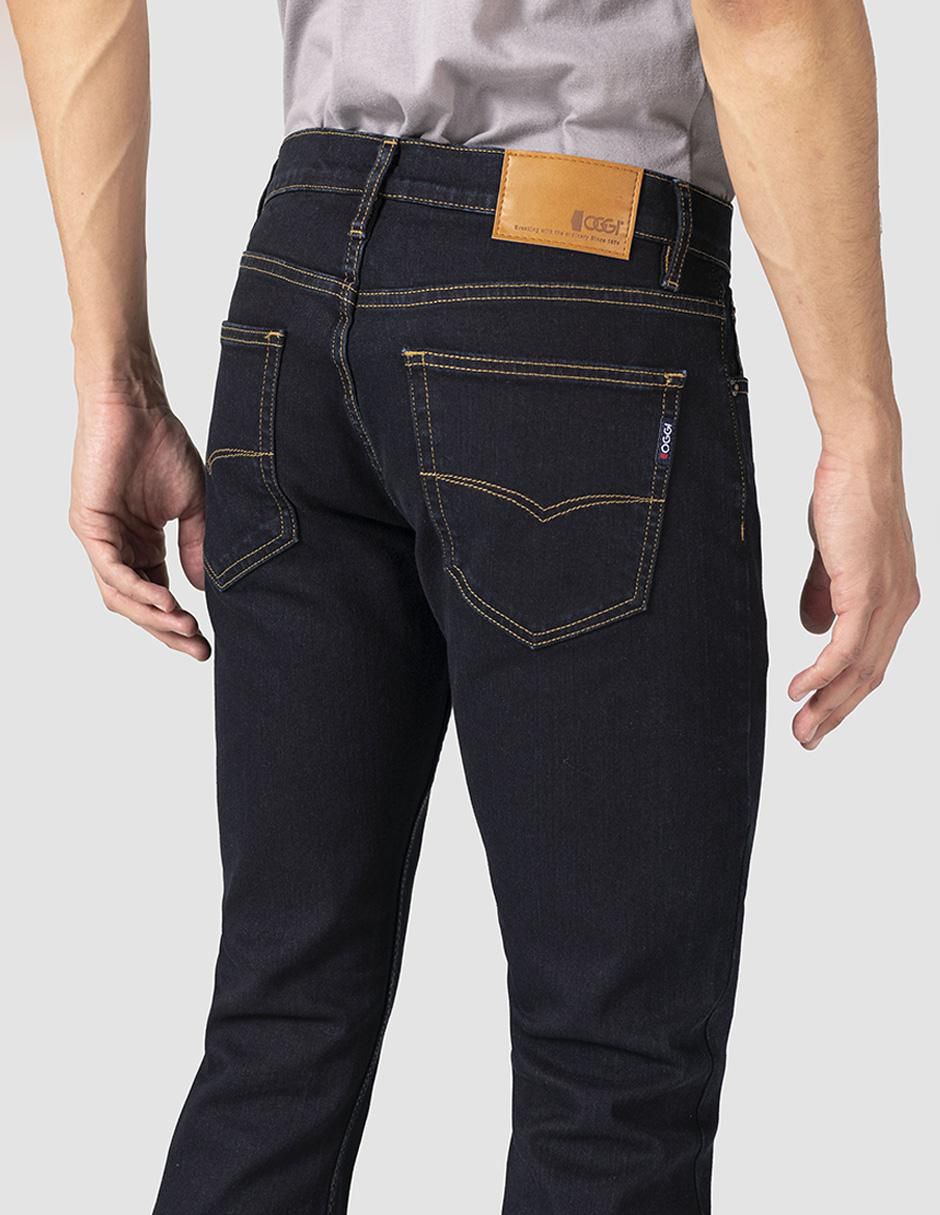 Jeans bota lavado stone wash para hombre 5
