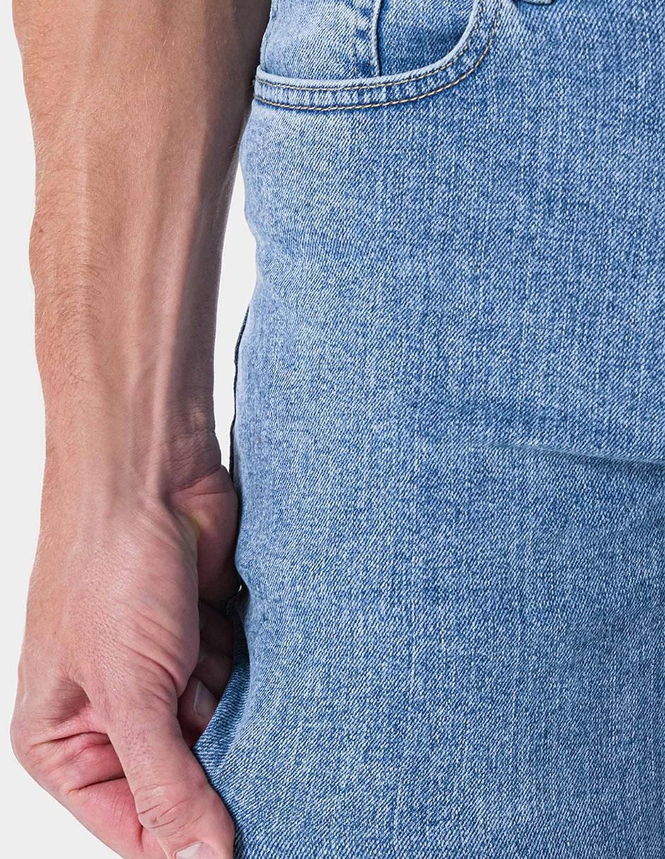 Jeans bota lavado stone wash para hombre 4