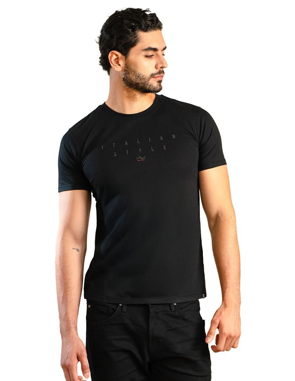 Playera cuello redondo para hombre