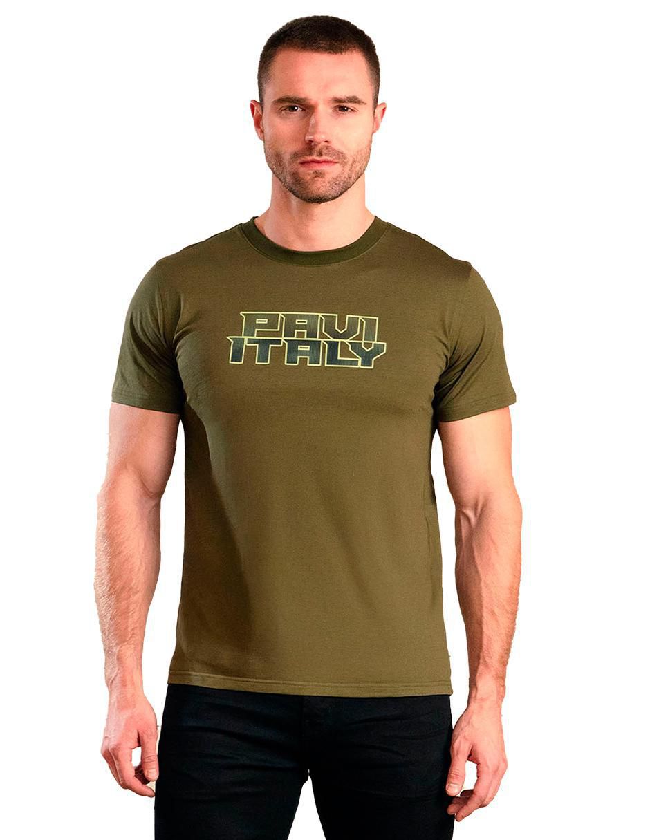 Playera cuello redondo para hombre