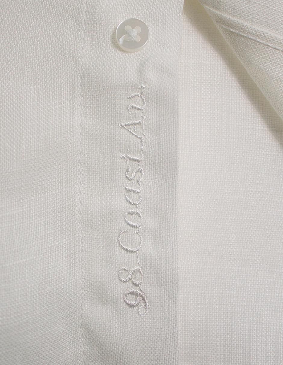 Camisa casual de lino manga larga para hombre 5