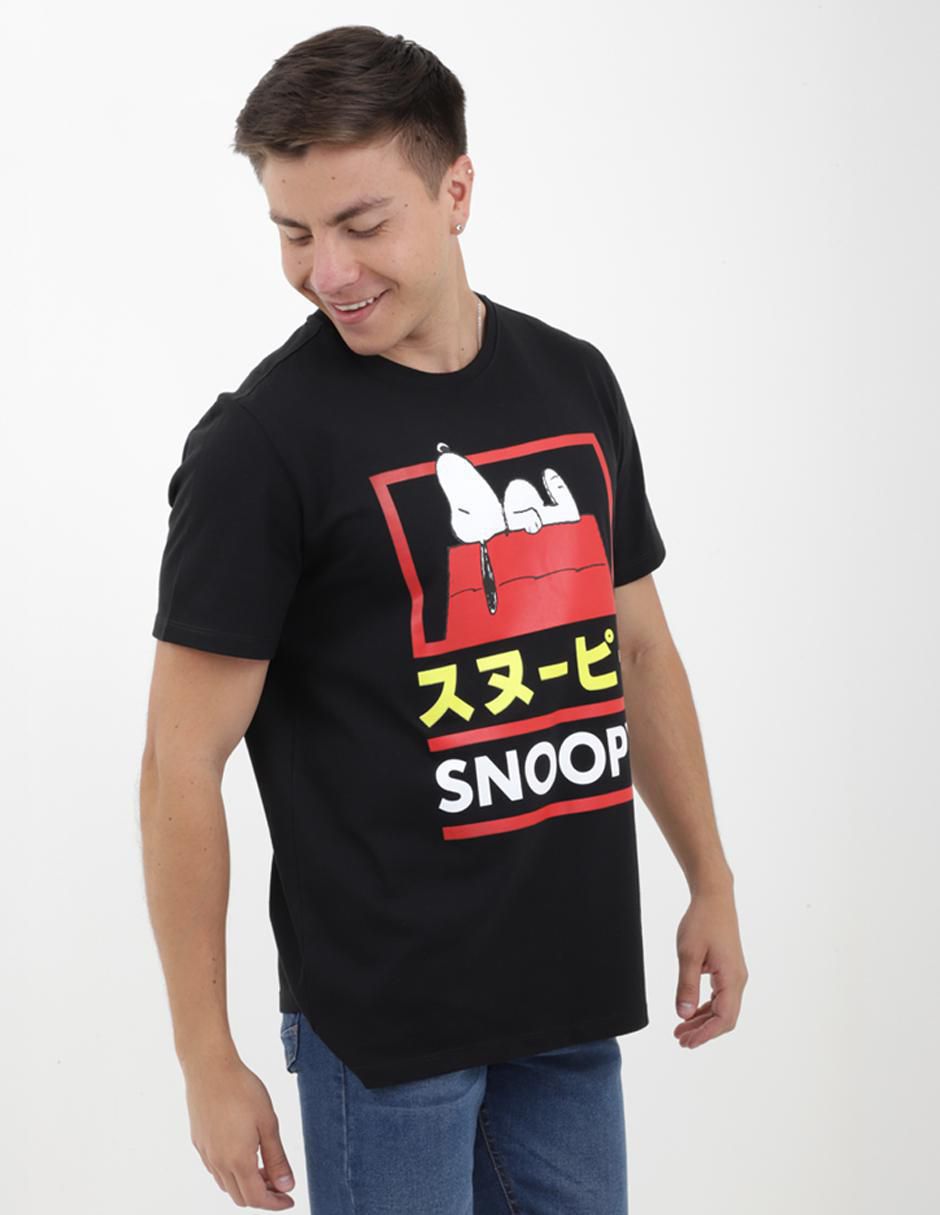 Playera Peanuts Max cuello redondo para hombre