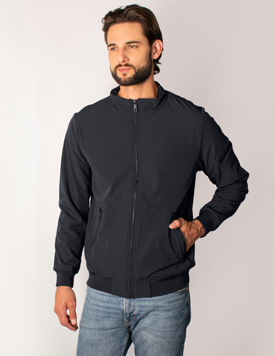 Chamarra bomber impermeable con bolsillos para hombre 1