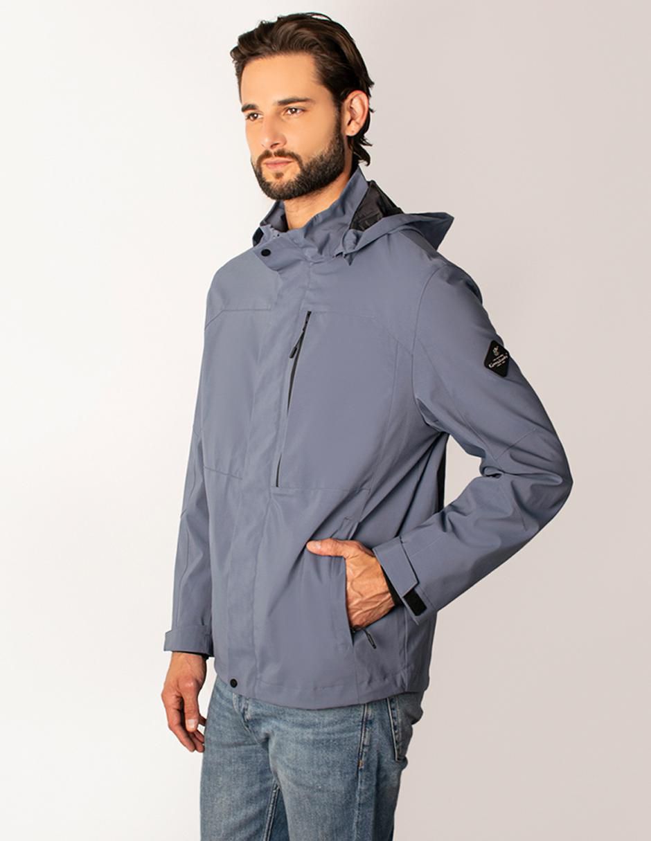 Chamarra casual con capucha para hombre 3