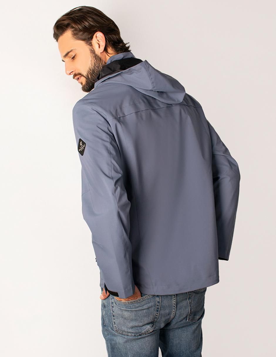 Chamarra casual con capucha para hombre 5