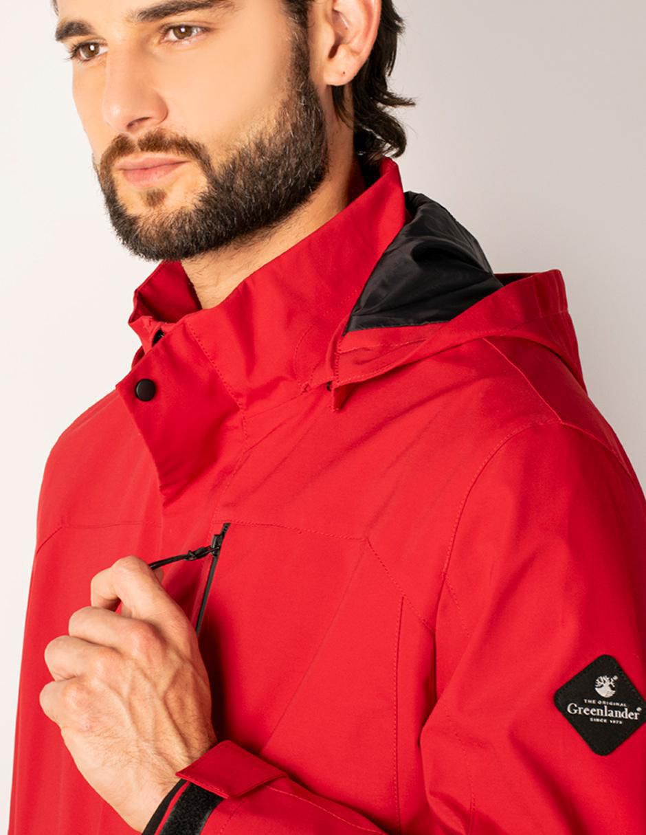 Chamarra parka Greenlander con capucha para hombre