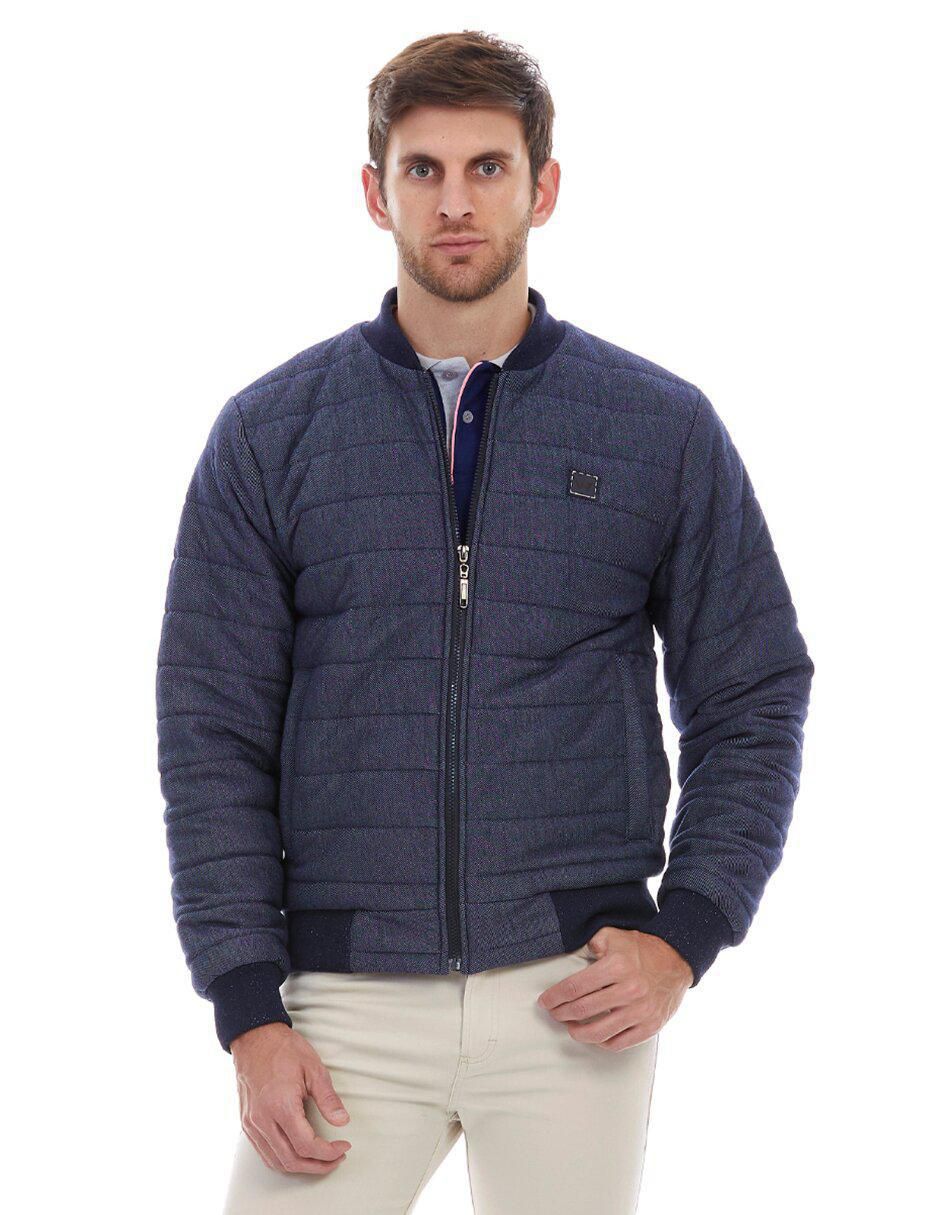 Chamarra bomber capitonada para hombre Chamarra bomber capitonada para hombre