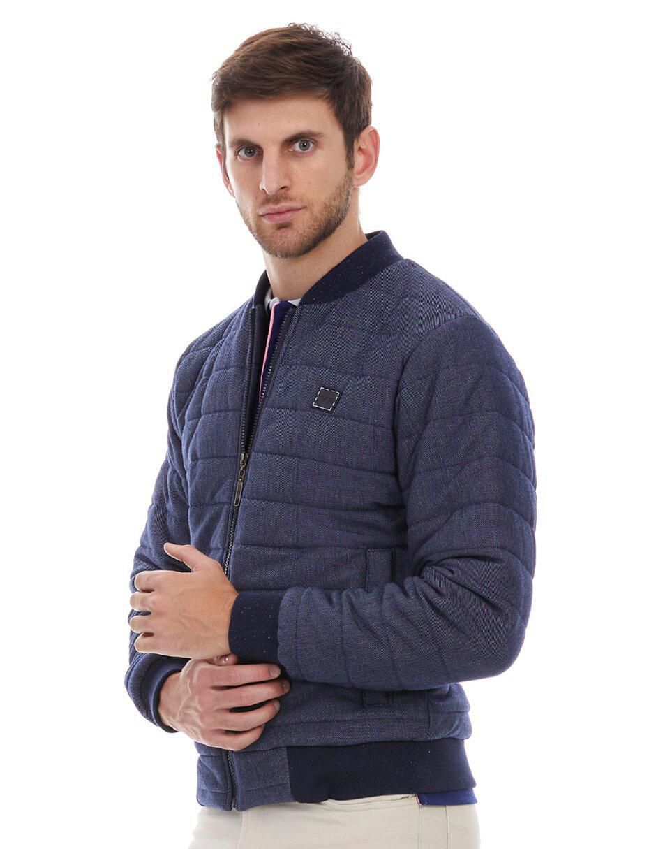 Chamarra bomber capitonada para hombre 3