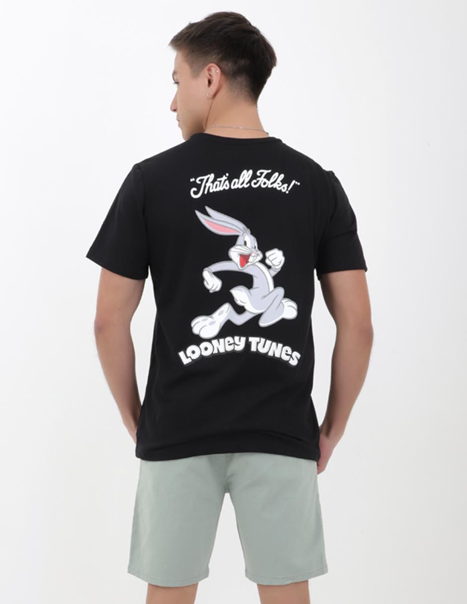 Playera Thats All Folks cuello redondo para hombre 4