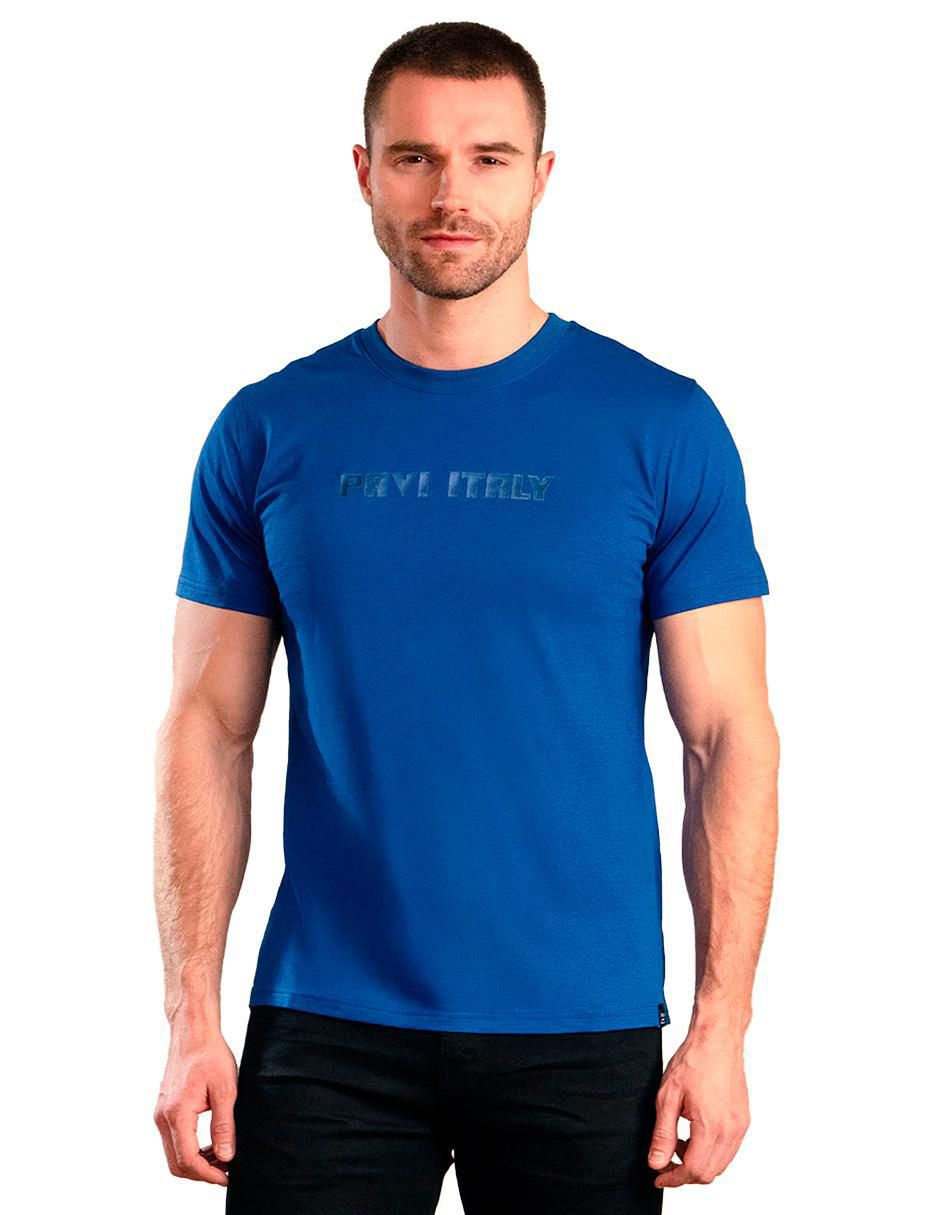 Playera cuello redondo para hombre