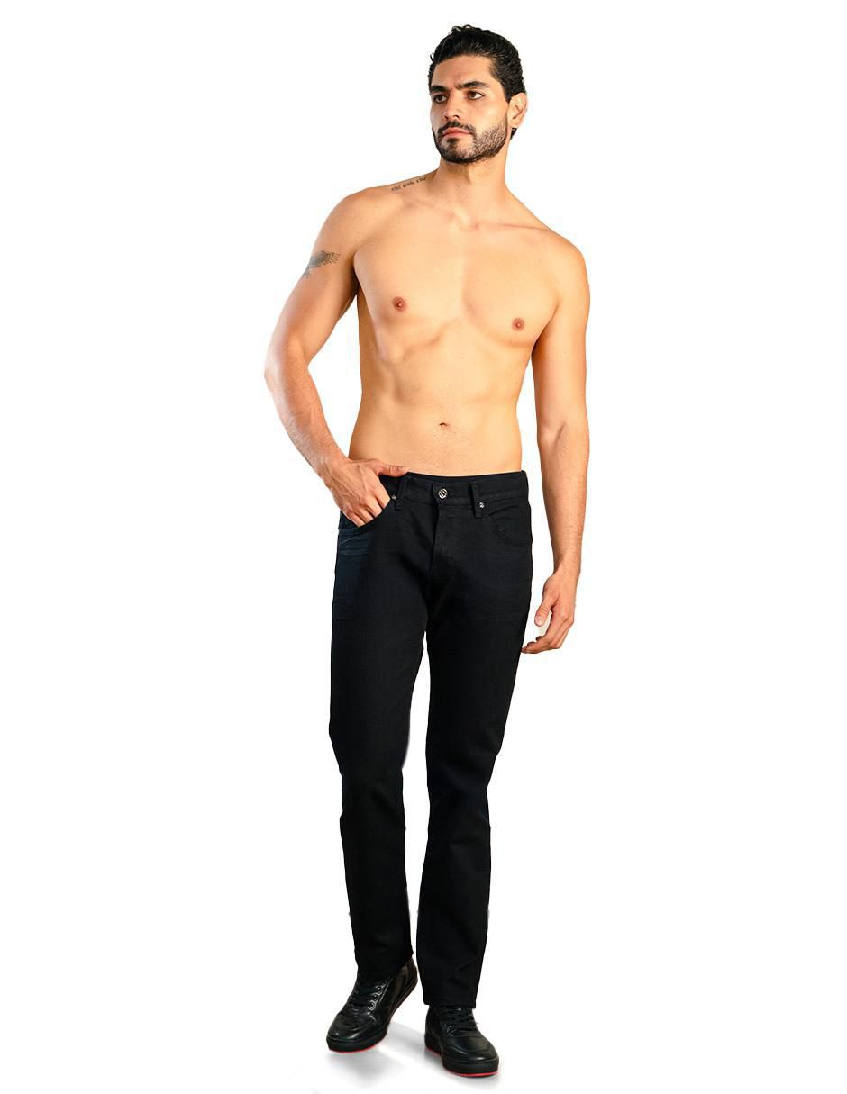 Jeans slim lavado obscuro para hombre 6