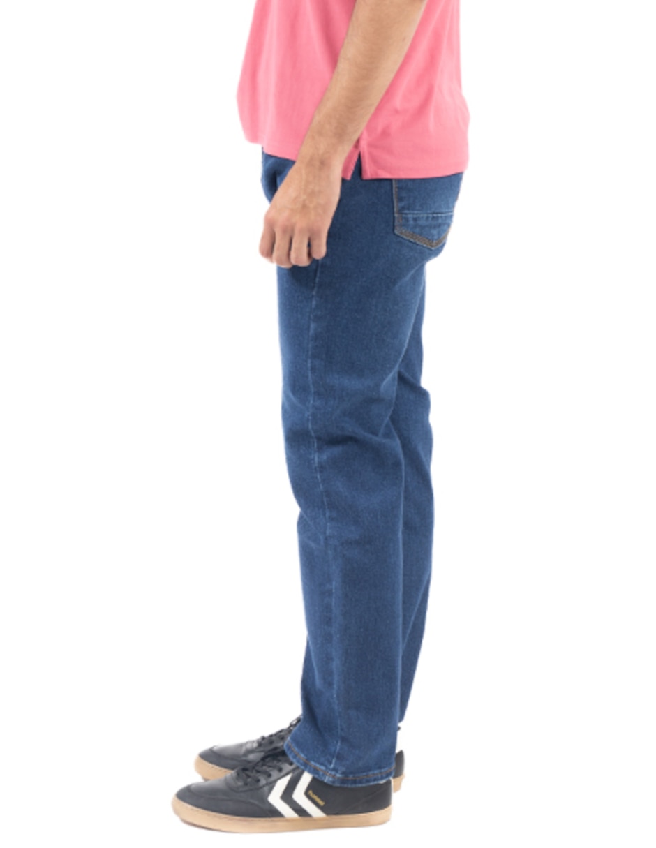"jeans" relaxed straight quarry jeansqc210806 "lavado" medio "para hombre"