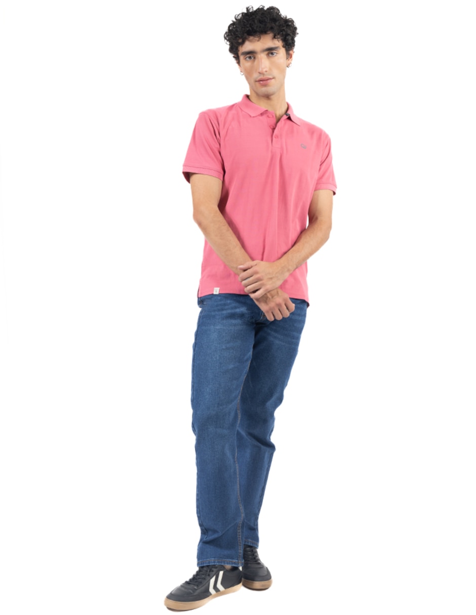 "jeans" relaxed straight quarry jeansqc210806 "lavado" medio "para hombre"