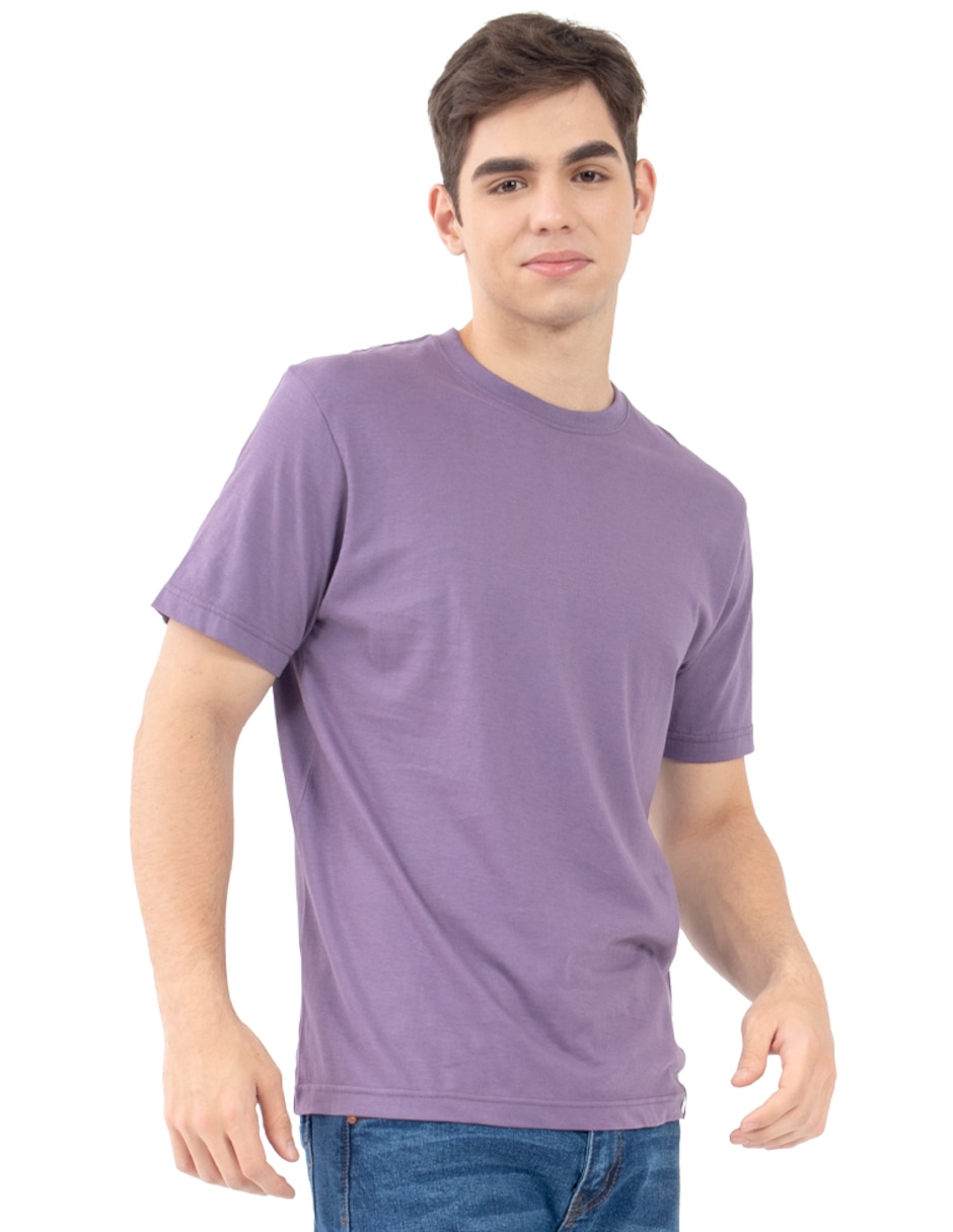 Playera cuello redondo para hombre