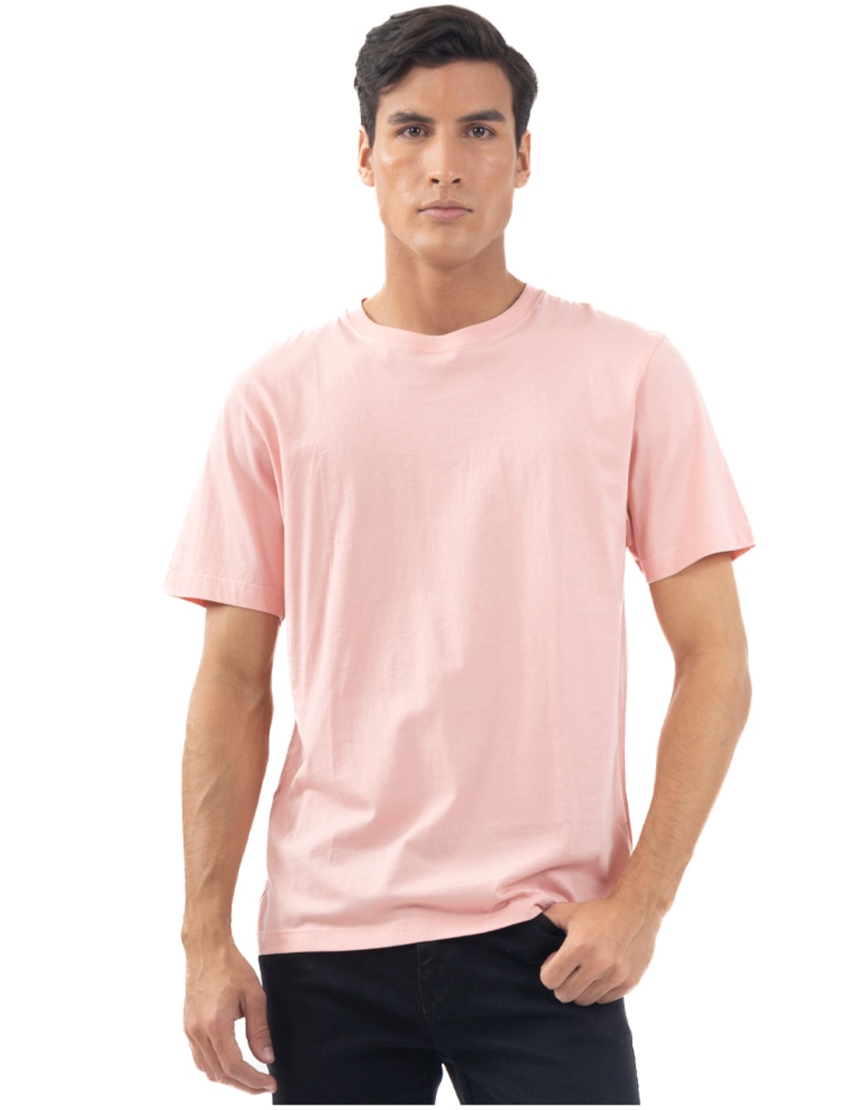 Playera cuello redondo para hombre