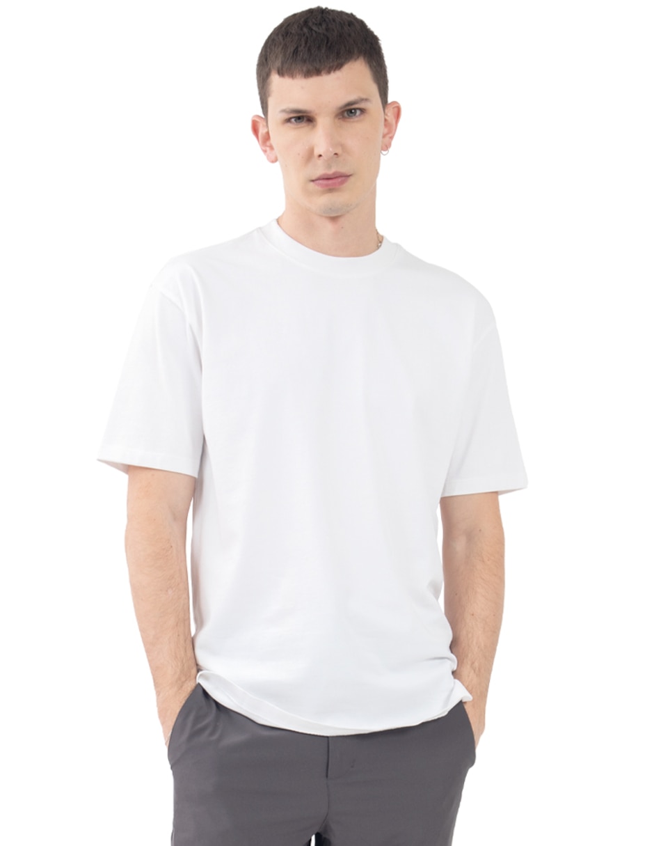 Playera cuello redondo para hombre