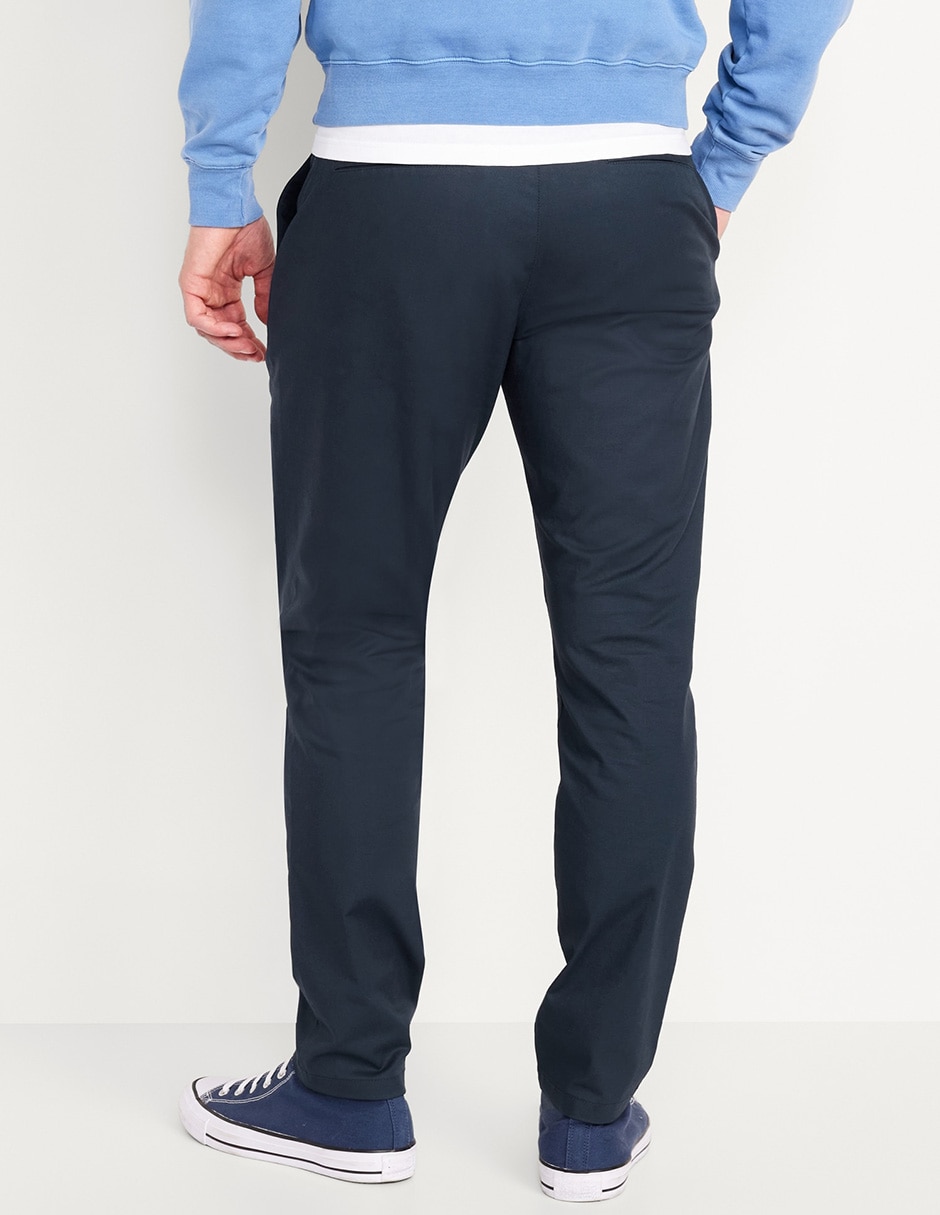 Pantalón chino regular de algodón para hombre 2