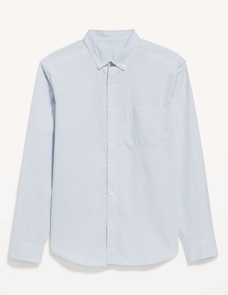 Camisa casual de algodón manga larga para hombre 4