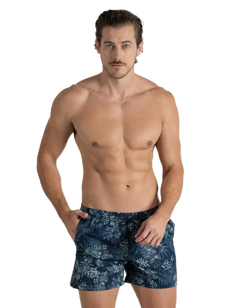 Traje de baño con bolsillos para hombre