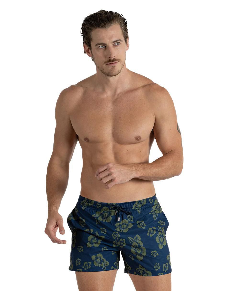 Traje de baño con bolsillos para hombre