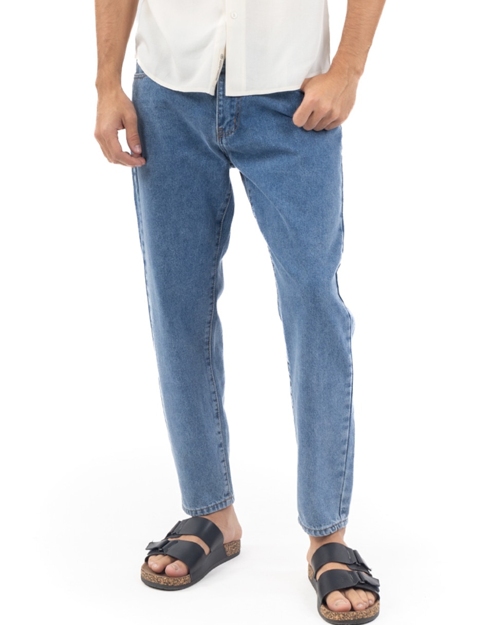 Jeans slim deslavado para hombre Jeans slim deslavado para hombre