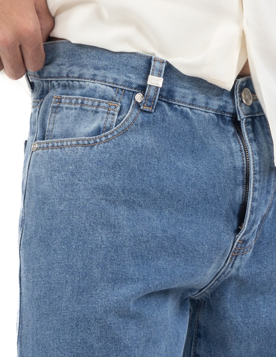 "jeans" regular slim quarry jeansqc210850 "lavado" deslavado "para hombre"