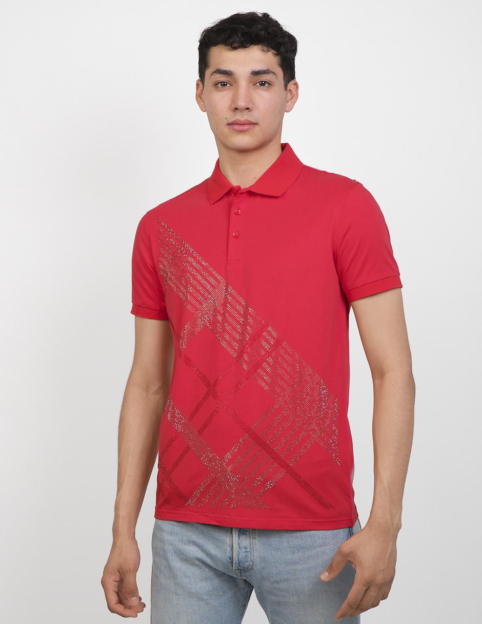 Playera tipo polo para hombre