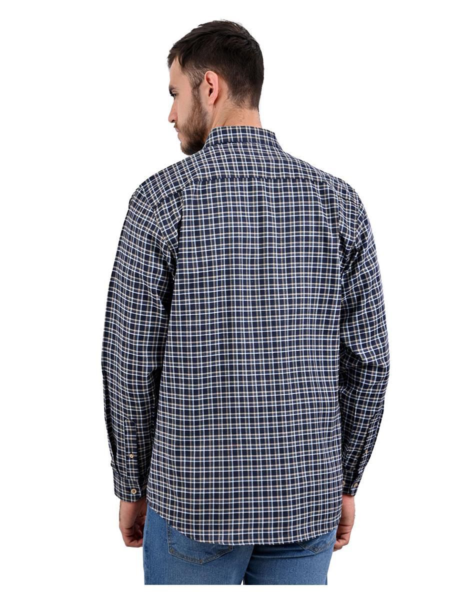 Camisa casual de algodón manga larga para hombre 2