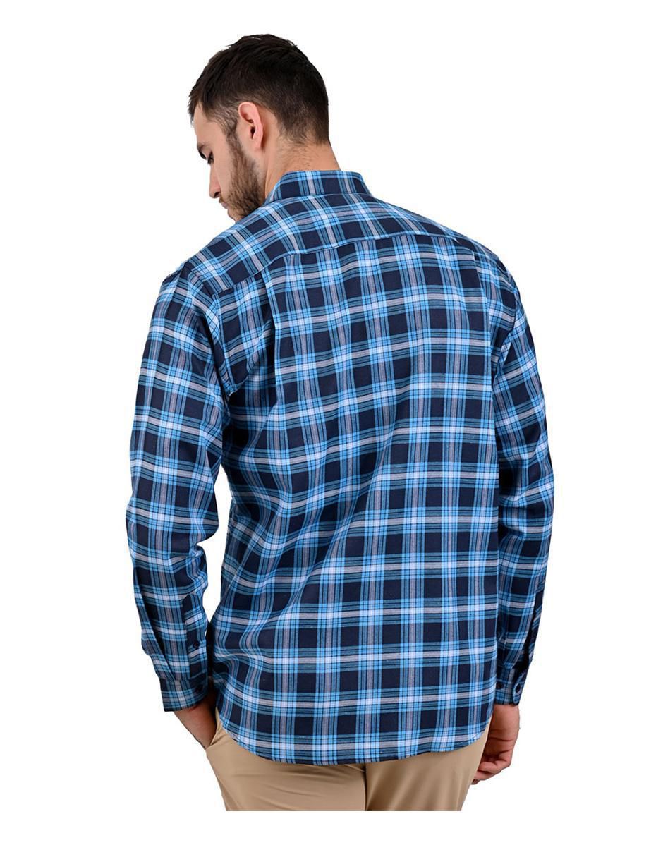 Camisa casual de algodón manga larga para hombre 2