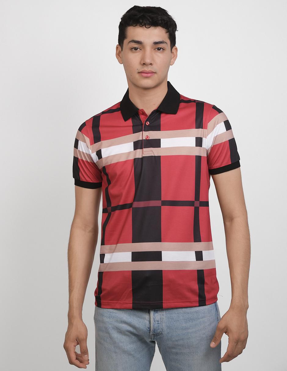 Playera tipo polo para hombre