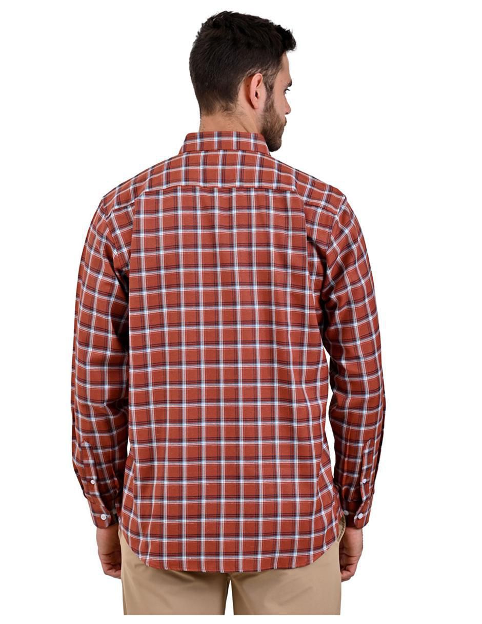 Camisa casual de algodón manga larga para hombre 2