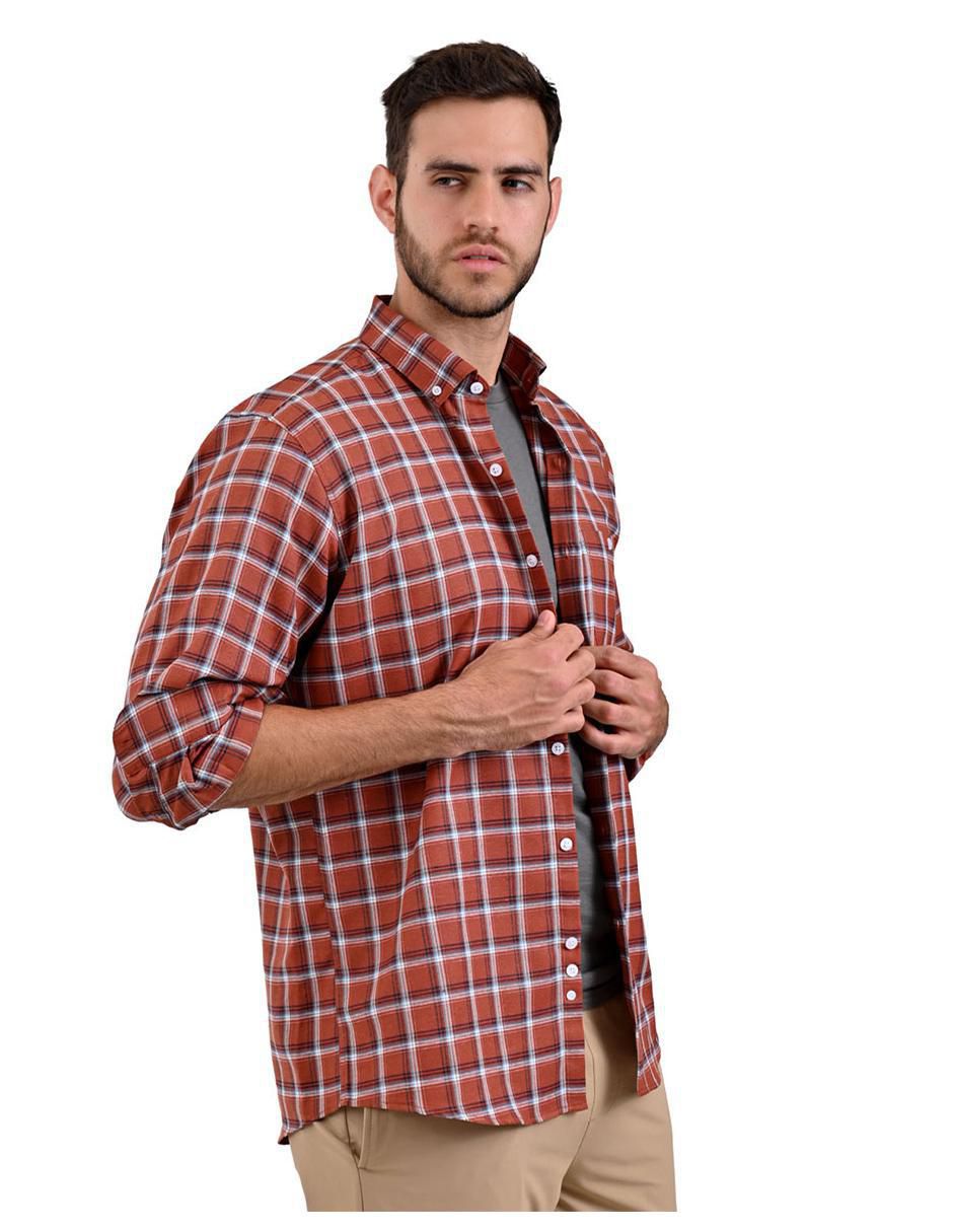 Camisa casual de algodón manga larga para hombre 3