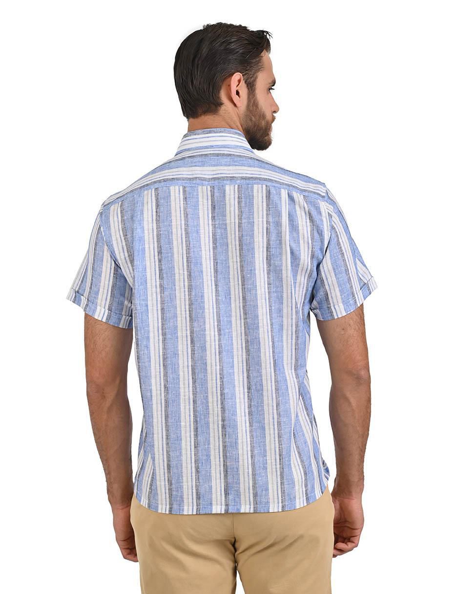 Camisa casual de algodón manga larga para hombre 3
